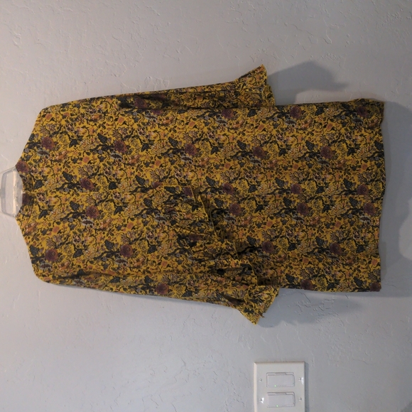 MADEWELL x KAREN WALKER SILK FLORAL LORETTA DRESS - Picture 13 of 14